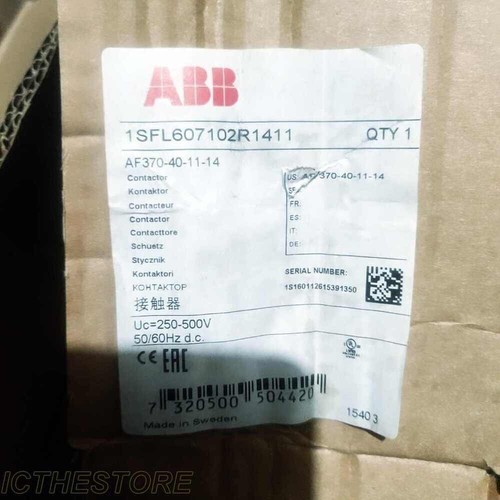 NEW AF370-40-11-14 250-500VAC/DC By DHL or Fedex US Free TAX - Afbeelding 3 van 3