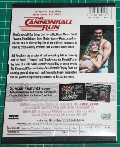 Movie DVD: The Cannonball Run - Picture 2 of 3