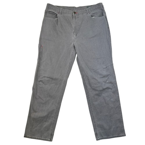 Orvis Trout Bum Pants Mens 40x32 Gray Utility Carpenter Relaxed Fit Outdoor