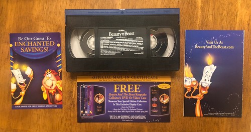 Beauty and the Beast Platinum Edition 2002 Release VHS - 第 2/4 張圖片