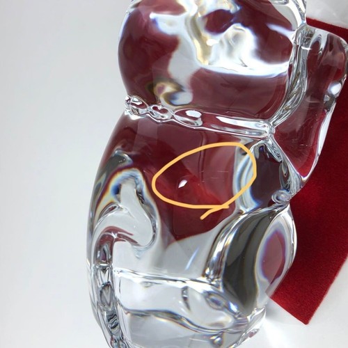 Baccarat Maneki Neko Lucky Fortune Cat Crear Cristal Limitado Japón Raro SIN USAR - Imagen 10 de 14