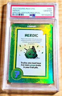2023 Doomlings Overlush HEROIC #SE1 Holofoil Special Edition PSA 10 Gem Mint