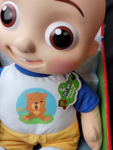 Cocomelon JJ Musical Back to School Plush Doll with Backpack New - Picture 6 of 8
