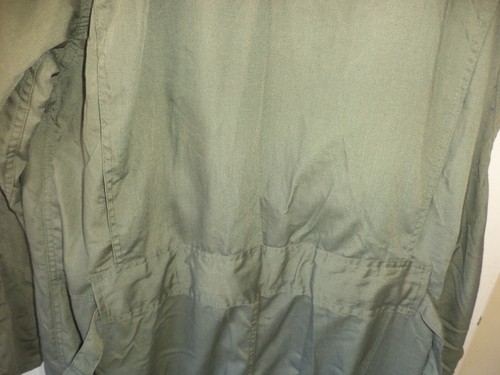 Top Gun Zippered Coveralls Flight Suit Olive Green Patches Costume XL - Picture 9 of 11