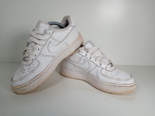 Nike Air Force 1 Low White Womens Teens Trainers 314192-117 Size UK 4.0 EUR 36.5 - Picture 7 of 12