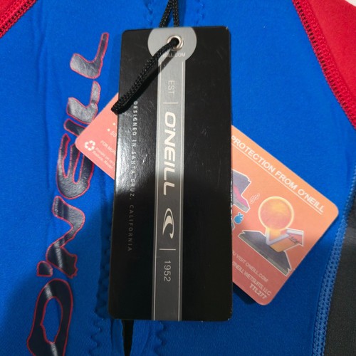 Traje de neopreno corto O'Neill para niños pequeños Reactor 2 mm primavera talla 1 azul real/rojo - Imagen 7 de 9