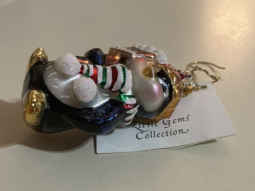 Christopher Radko 2001 "Sno-Mo Promo" Blown Glass Penguin Ornament Let It Snow - Bild 3 von 10
