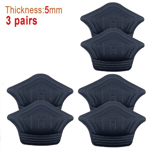 3pair/6pcs Insoles Patch Heel Pads for Sport Shoes Back Sticker Adjustable Size - Picture 9 of 13