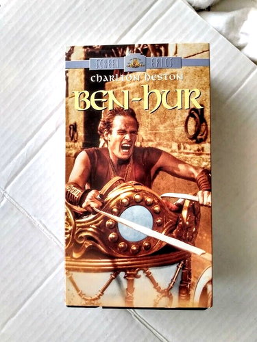 Vintage Ben-Hur Boxed Set (VHS, 1996, 2-Tape Set) Charlton Heston 1959 - Picture 2 of 11