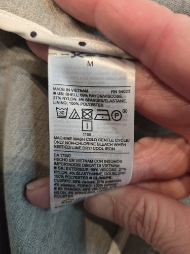 Women's Old Navy Gray Blazer Jacket, Medium - Picture 5 of 8