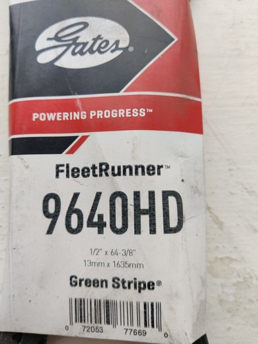 Gates 9640HD GreenStripe Belt - Picture 2 of 3