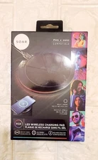 Led Wireless Charging Pad Dock for Samsung iPhone Android Cell Phone