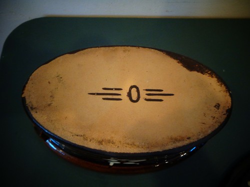 ALSACE FRENCH POTTERY SMALL DUTCH OVEN CASSEROLE SOUFFLENHEIM FLORAL TURRINE - Picture 6 of 6