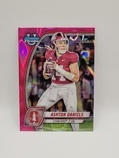 2024 Bowman Chrome U Football Pink Lava Rookie Ashton Daniels Stanford