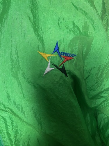 Vintage Green Speedo Women’s Windbreaker Jacket Large - Picture 2 of 6