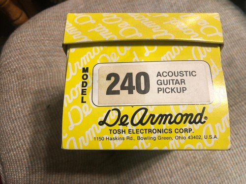 Vintage DeArmond Modell 240 Akustik Schallloch Tonabnehmer - Bild 2 von 4