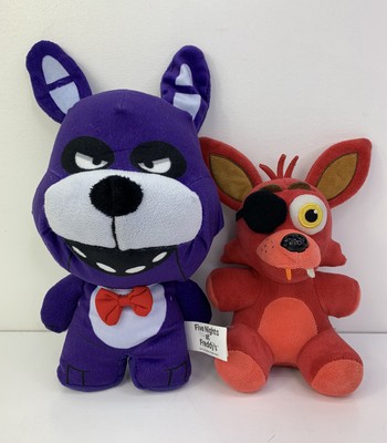 Lot Of 2 - Five Nights at Freddys Plush FOXY & BONNIE Purple Funko Good Stuff | eBay