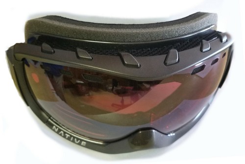 Gafas nativas pateador esquí polarizado, snowboard, gafas de nieve carbón/pistola - Imagen 3 de 5