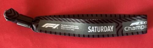 Formula 1 Miami 2023 - “Champions Club” - May 6th Wristband - Rare