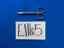 E1165 Jarit Iris Sharp Tip Straight Scissors 11.6cm Overall Length 360-100