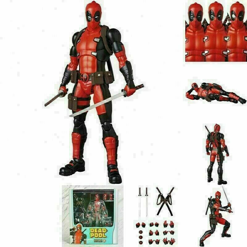 Mafex No. 082 Deadpool Gurihiru Art Ver. PVC Action Figure Mafex No. 082 Deadpool Gurihiru Art Ver. PVC Action Figure
