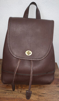 Vintage Coach 9791 Large Daypack Backpack Dark Brown | eBay Vintage Coach 9791 Large Daypack Backpack Dark Brown | eBay