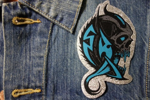 sinister  iron-on  woven patch - Picture 3 of 3