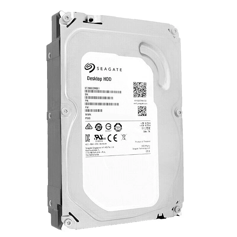 Festplatte Seagate 2TB ST2000DM001 7200U/min 64MB Sata III HotSwap 3,5" Zoll - Bild 2 von 4