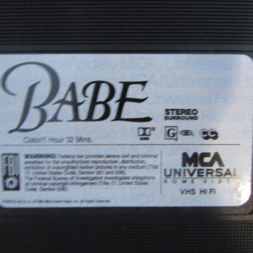 Babe VHS Videokassette - Bild 8 von 8