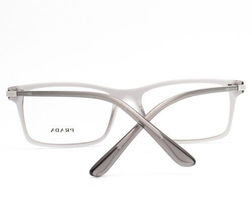 Prada Brille Glasses VPR 03Y 08U-1O1 Transparent Grau 56-17-150 mit Etui - Bild 4 von 9