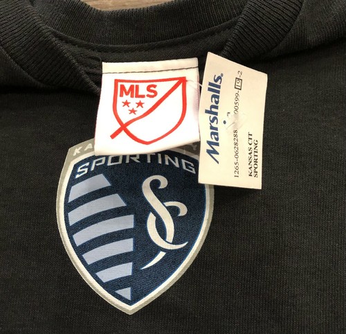 MLS Womens Large Sporting Kansas City Soccer Black T Shirt New with Tags - Picture 3 of 5
