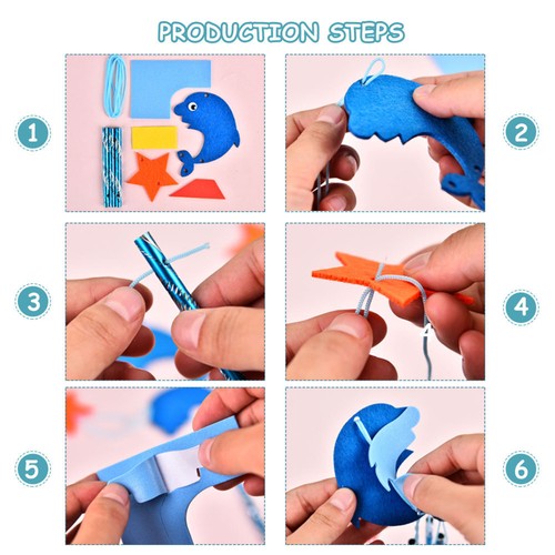  7 Sets Windspiel Materialpaket Kind Basteln für Kinder Glockenspiel DIY - Bild 5 von 12