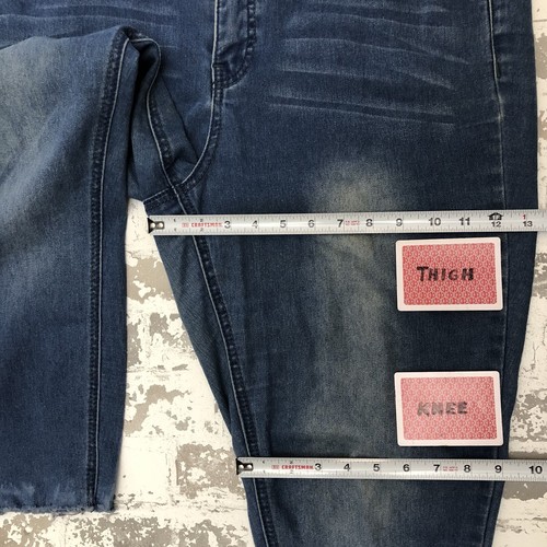 Hydraulic Jeans Womens 16W Lola Curvy Skinny Cropped Med Blue Fade Mid Rise L25 - Picture 16 of 17