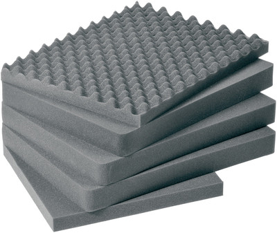 Replacement foam for Pelican 1610.  3 middle pluck pieces, 1 top,1 bottom  1611
