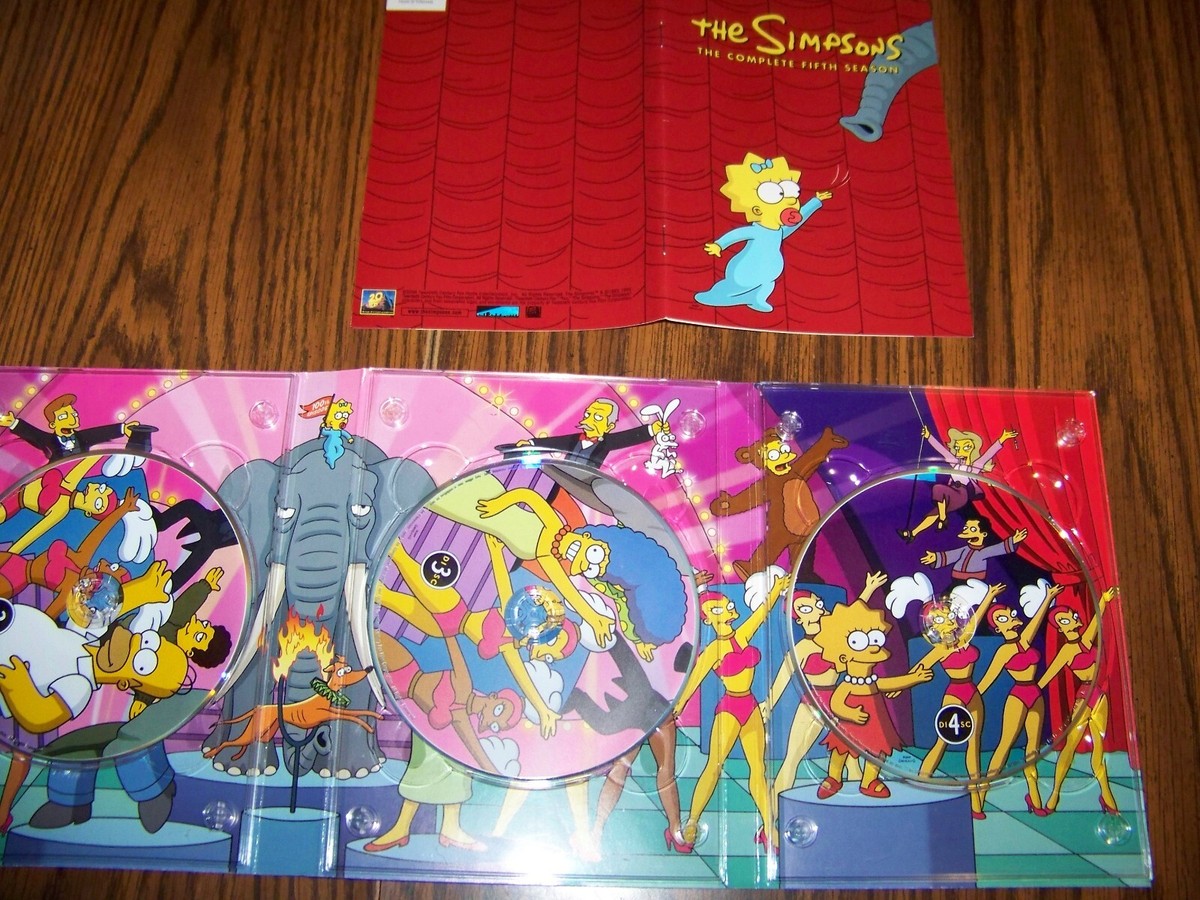 The Simpsons Season 5 DVD Box Set (All 4 Discs) Collector's
