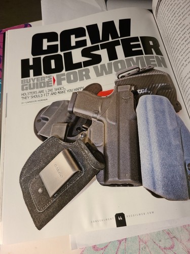 Recoil Concealment, Issue 3, 2016, Holsters For Women, Gun To Knife, P40 10mm - Picture 11 of 19