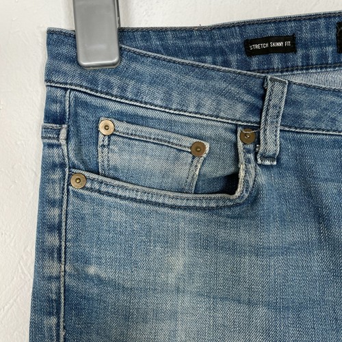 Topman Stretch Skinny Fit Herren Jeans Gr. 76 Blau Denim Hose Jeanshose - Bild 6 von 10