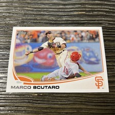 2013 Topps Series 2 San Francisco Giants Baseball Card #597 Marco Scutaro