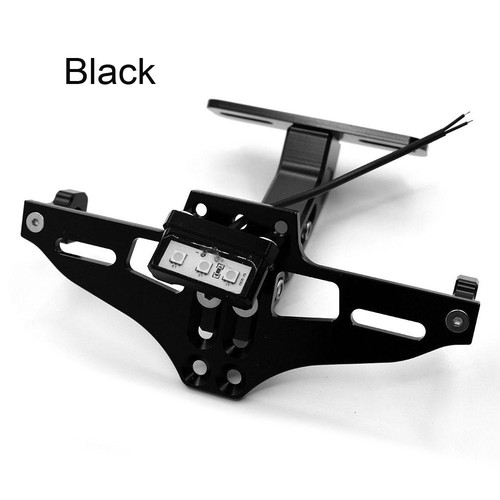 CNC License Plate Holder Bracket with LED For Yamaha YZF-R3 YZF-R6 TMAX500 530 - Picture 2 of 12