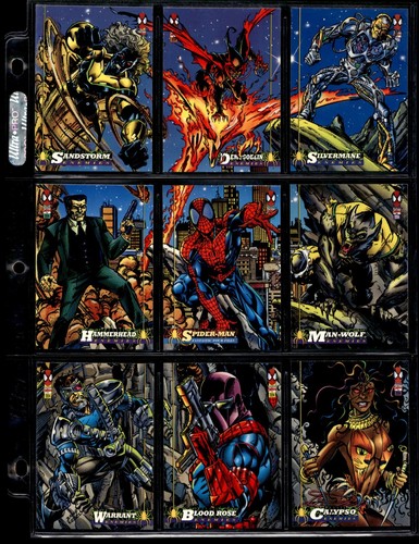 1994 Fleer Amazing Spider-Man - Complete Base Set - 150 Cards in Binder Sheets - Photo 6/18