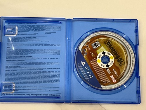 🎮Deadpool PlayStation 4 PS4 Game with Case & Cover Art ✅ TESTED 🎮 - Picture 3 of 7