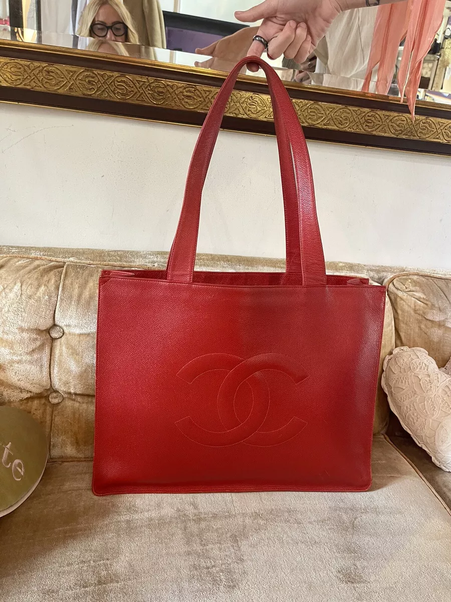 chanel caviar bag large tote