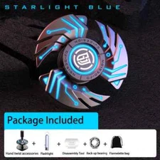 EDC Fidget Spinner Luminous Durable High Speed Silent Bearing Metal stressrelief