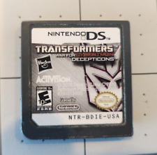 Transformers: War for Cybertron - Decepticons (Nintendo DS, 2010) Game Only