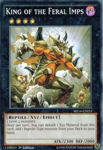 King of the Feral Imps - MP14-EN033 - Common - 1st Edition - YuGiOh - Picture 1 of 4