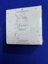 I Heart Revolution Unicorn Heart Glow Highlighter New Sealed
