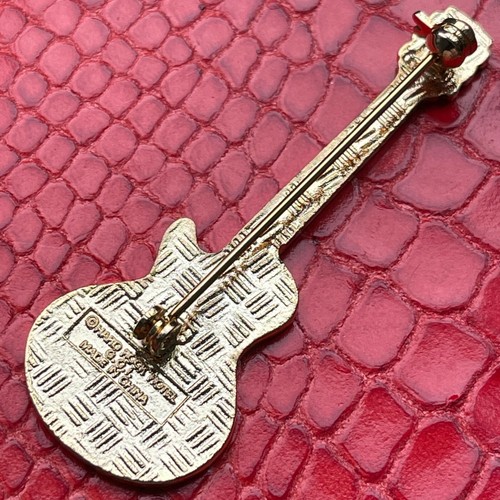 LAS VEGAS US🎸Hard Rock HOTEL®HRH PIN✅Joint Black Gibson FLAME Guitar BLUE LOGO - Picture 2 of 3
