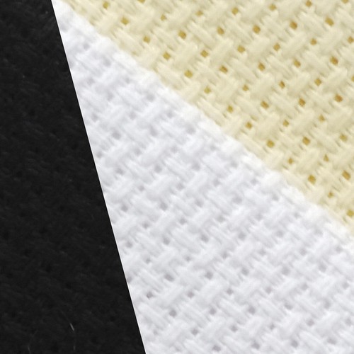 KCS 3 pc of 12" x 18" 14CT Counted Cotton Aida Cloth Cross Stitch Fabric  - Picture 4 of 61