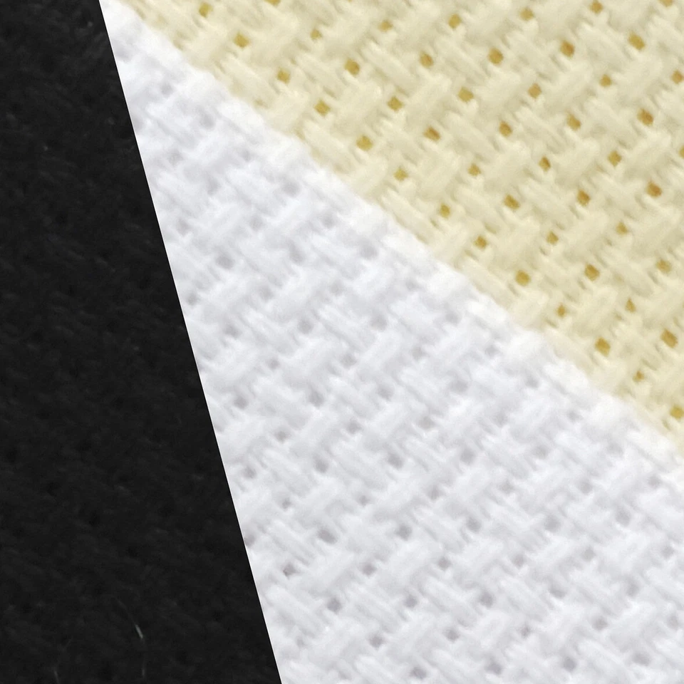 KCS 3 pc of 12" x 18" 14CT Counted Cotton Aida Cloth Cross Stitch Fabric  - Image 4 of 4