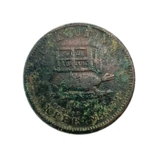 L-18 HT-32 1837 Hard Times Token - Token Donkey - Turtle Executive Experiment.